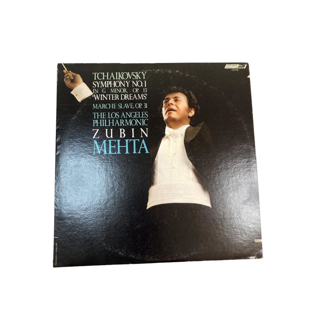Vintage Classical Vinyl Zubin Mehta Conducting Tchaikovsky Symphony NO. 1